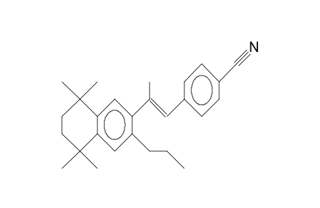 1-(4-Cyano-phenyl)-trans-2-(1,1,4,4-tetramethyl-6-propyl-7-tetralinyl)-propene