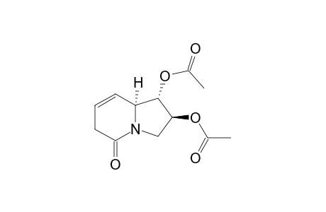 (1S,2S,8aS)-1,2-Diacetyloxy-2,3,6,8a-tetrahydro-5(1H)-indolizinone