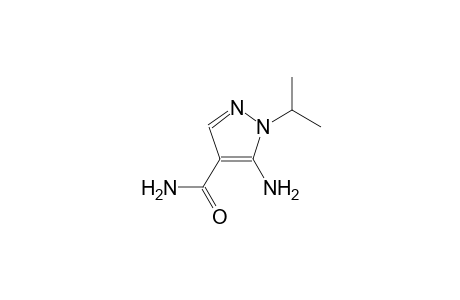 1H-Pyrazole-4-carboxylic acid, 5-amino-1-isopropyl-, amide
