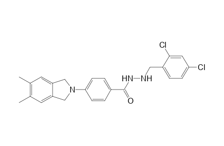 4-(5,6-Dimethyl-1,3-dihydro-isoindol-2-yl)-benzoic acid N'-(2,4-dichloro-benzyl)-hydrazide