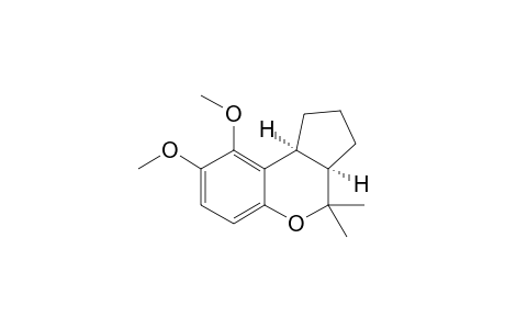 (3aR,9bS)-8,9-dimethoxy-4,4-dimethyl-2,3,3a,9b-tetrahydro-1H-cyclopenta[c]chromene