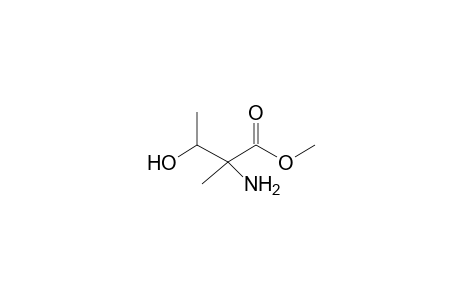 Methyl 2-amino-3-hydroxy-2-methylbutanoate