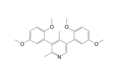 2,4-Dimethyl-3,5-bis(2,5-dimethoxyphenyl)pyridine