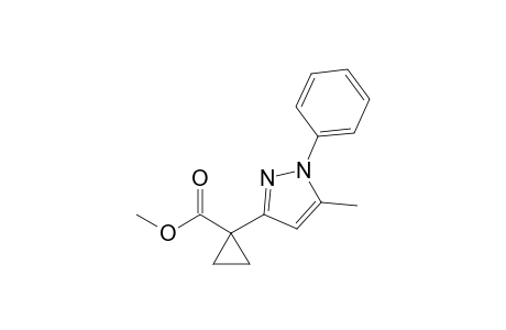 Methyl 1-(5-methyl-1-phenyl-1H-pyrazol-3-yl)cyclopropanecarboxylate