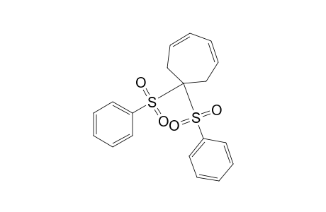 6,6-bis(benzenesulfonyl)cyclohepta-1,3-diene