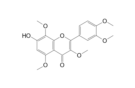 2-(3,4-dimethoxyphenyl)-3,5,8-trimethoxy-7-oxidanyl-chromen-4-one