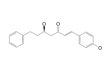 (-)-R-4''-HYDROXYYASHABUSHIKETOL;(3-R)-3-HYDROXY-1-PHENYL-7-(4-HYDROXYPHENYL)-6-E-HEPTEN-5-ONE