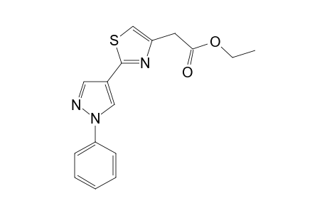 2-[2-(1-phenyl-4-pyrazolyl)-4-thiazolyl]acetic acid ethyl ester