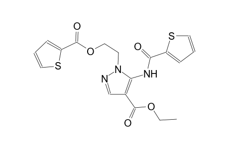 1H-pyrazole-4-carboxylic acid, 5-[(2-thienylcarbonyl)amino]-1-[2-[(2-thienylcarbonyl)oxy]ethyl]-, ethyl ester