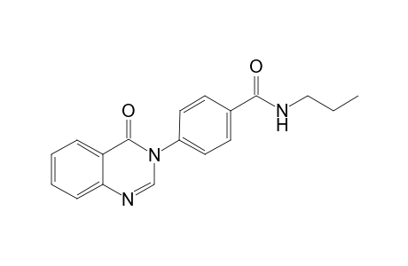 4-(4-Oxoquinazolin-3(4H)-yl)-N-propylbenzamide