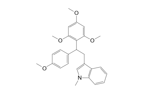 3-(2-(4-Methoxyphenyl)-2-(2,4,6-trimethoxyphenyl)ethyl)-1-methyl-1H-indole