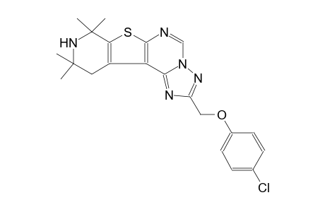 2-[(4-chlorophenoxy)methyl]-8,8,10,10-tetramethyl-8,9,10,11-tetrahydropyrido[4',3':4,5]thieno[3,2-e][1,2,4]triazolo[1,5-c]pyrimidine