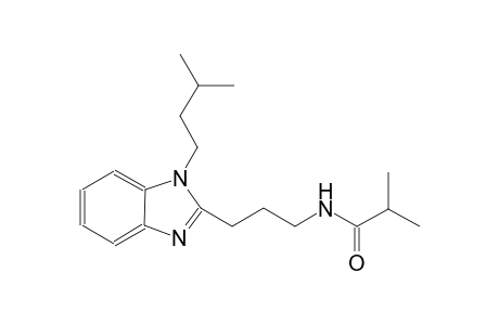propanamide, 2-methyl-N-[3-[1-(3-methylbutyl)-1H-benzimidazol-2-yl]propyl]-