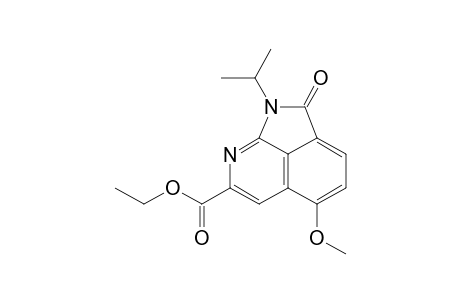 Ethyl 1-isopropyl-5-methoxy-2-oxo-1,2-dihydropyrrolo[4,3,2-ij]isoquinoline-7-carboxylate
