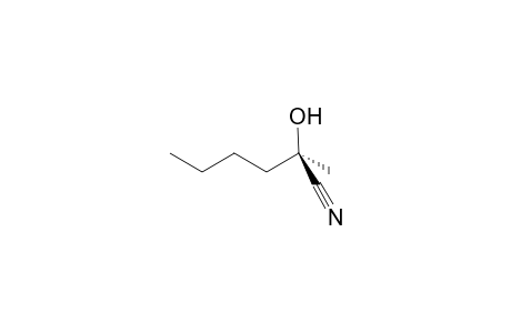 (2R)-2-hydroxy-2-methyl-hexanenitrile