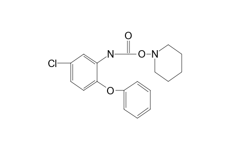 5-chloro-2-phenoxycarbanilic acid, O-piperidino derivative