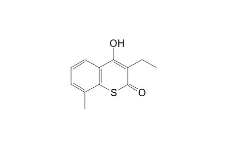3-ethyl-4-hydroxy-8-methyl-1-thiocoumarin