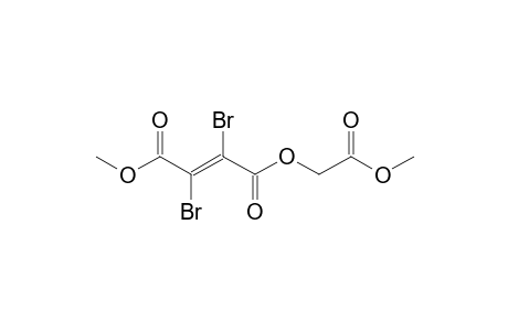 (E)-2,3-dibromo-2-butenedioic acid O4-(2-methoxy-2-oxoethyl) ester O1-methyl ester