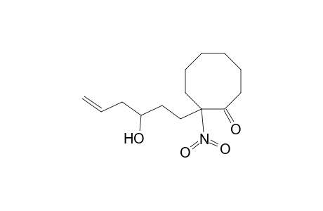 Cyclooctanone, 2-(3-hydroxy-5-hexenyl)-2-nitro-, (R*,S*)-
