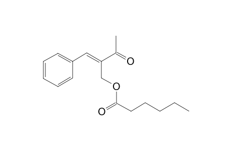 (E)-4-Phenyl-3-hexanoyloxymethyl-3-buten-2-one