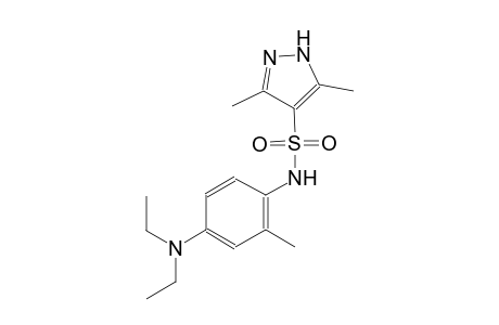 N-[4-(diethylamino)-2-methylphenyl]-3,5-dimethyl-1H-pyrazole-4-sulfonamide