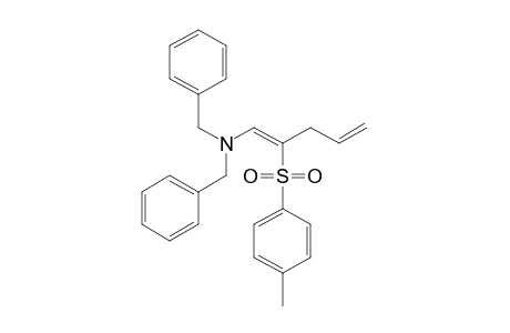 N,N-Dibenzyl-[2-(p-toluenesulfonyl)penta-1,4-dienyl]amine