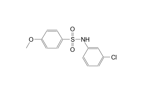 N-(3-chlorophenyl)-4-methoxybenzenesulfonamide