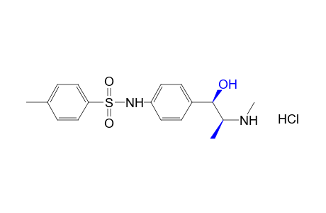 erythro-4'-[1-HYDROXY-2-(METHYLAMINO)PROPYL]-p-TOLUENESULFONANILIDE, HYDROCHLORIDE