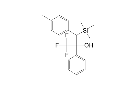 1-Phenyl-1-(trifluoromethyl)-2-(trimethylsilyl)-2-(p-methylphenyl)ethanol