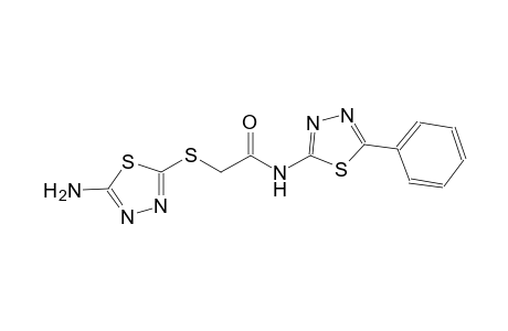 acetamide, 2-[(5-amino-1,3,4-thiadiazol-2-yl)thio]-N-(5-phenyl-1,3,4-thiadiazol-2-yl)-