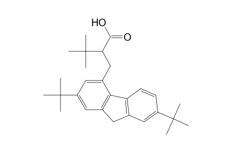 2-t-Butyl -3-[ 2',7'-di-t-butylfluoren-4'-yl] propanoc acid