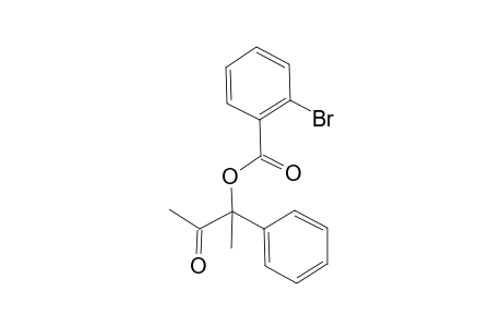 2-Bromo-benzoic acid 1-methyl-2-oxo-1-phenyl-propyl ester