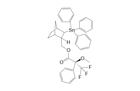 (1S,2R,3S,4R)-3-Hydroxymethyl-2-triphenylstannylbicyclo[2.2.1]heptane (S)-Mosher's ester