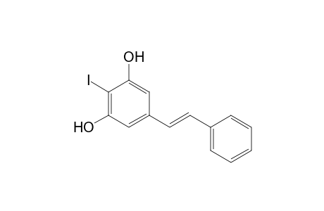 (E)-4-Iodo-3,5-dihydroxystilbene