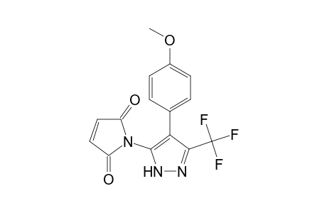 1-[4-(4-Methoxyphenyl)-5-(trifluoromethyl)-2H-pyrazol-3-yl]pyrrole-2,5-dione