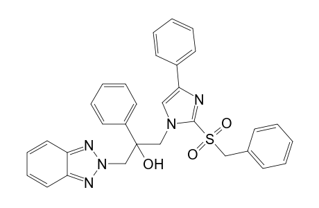 2-Benzylsulfonyl-4-phenyl-1-[2-phenyl-2-hydroxy-3-(benzo[d][1,2,3]triazol-2-yl)propyl]imidazole