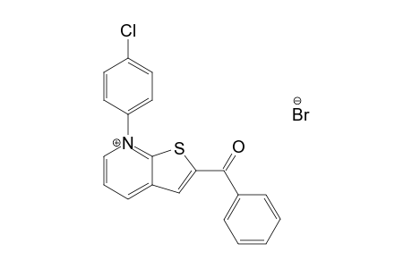 2-Benzoyl-N-(4-chlorophenyl)thieno[2,3-b]pyridinium Bromide
