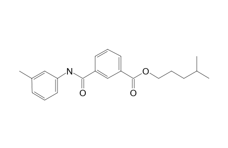 Isophthalic acid, monoamide, N-(3-methylphenyl)-, isohexyl ester