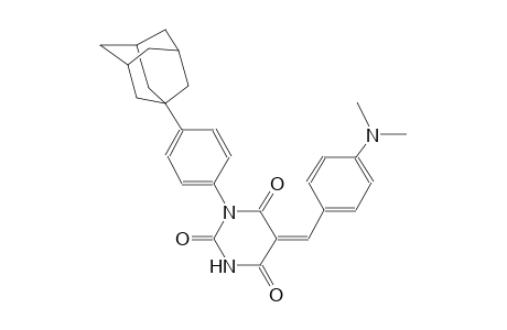 (5Z)-1-[4-(1-adamantyl)phenyl]-5-[4-(dimethylamino)benzylidene]-2,4,6(1H,3H,5H)-pyrimidinetrione