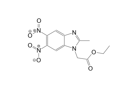 ethyl (2-methyl-5,6-dinitro-1H-benzimidazol-1-yl)acetate