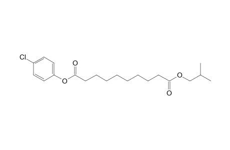 Sebacic acid, 4-chlorophenyl isobutyl ester