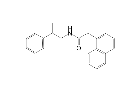 2-(1-Naphthyl)-N-(2-phenylpropyl)acetamide