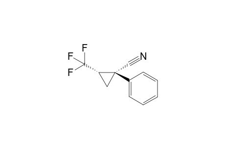 (1R,2S)-1-phenyl-2-(trifluoromethyl)-1-cyclopropanecarbonitrile