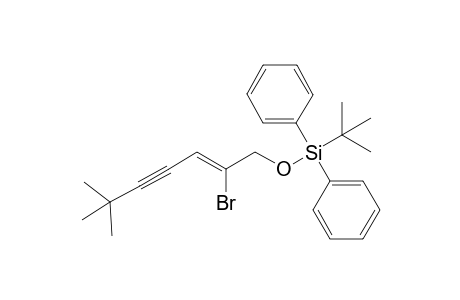 (Z)-(2-Bromo-6,6-dimethylhept-2-en-4-ynyloxy)(tert-butyl) diphenylsilane