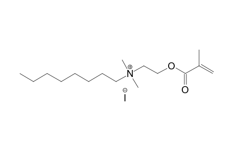 2-DIMETHYL-2-OCTYL-1-METHACRYLOXYETHYL-AMMONIUM-IODINE