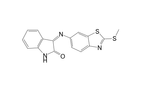 3-(2-Methylsulfanyl-benzothiazol-6-ylimino)-1,3-dihydro-indol-2-one