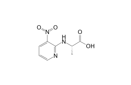 (2S)-2-[(3-nitro-2-pyridinyl)amino]propanoic acid