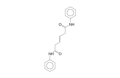 3-Hexenediamide, N,N'-diphenyl-, (E)-