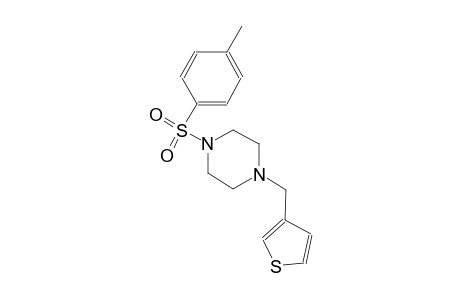 piperazine, 1-[(4-methylphenyl)sulfonyl]-4-(3-thienylmethyl)-