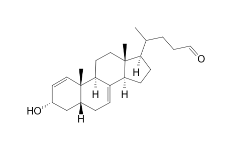 3.alpha.-Hydroxy-5.beta.-chola-1,7-dien-24-al